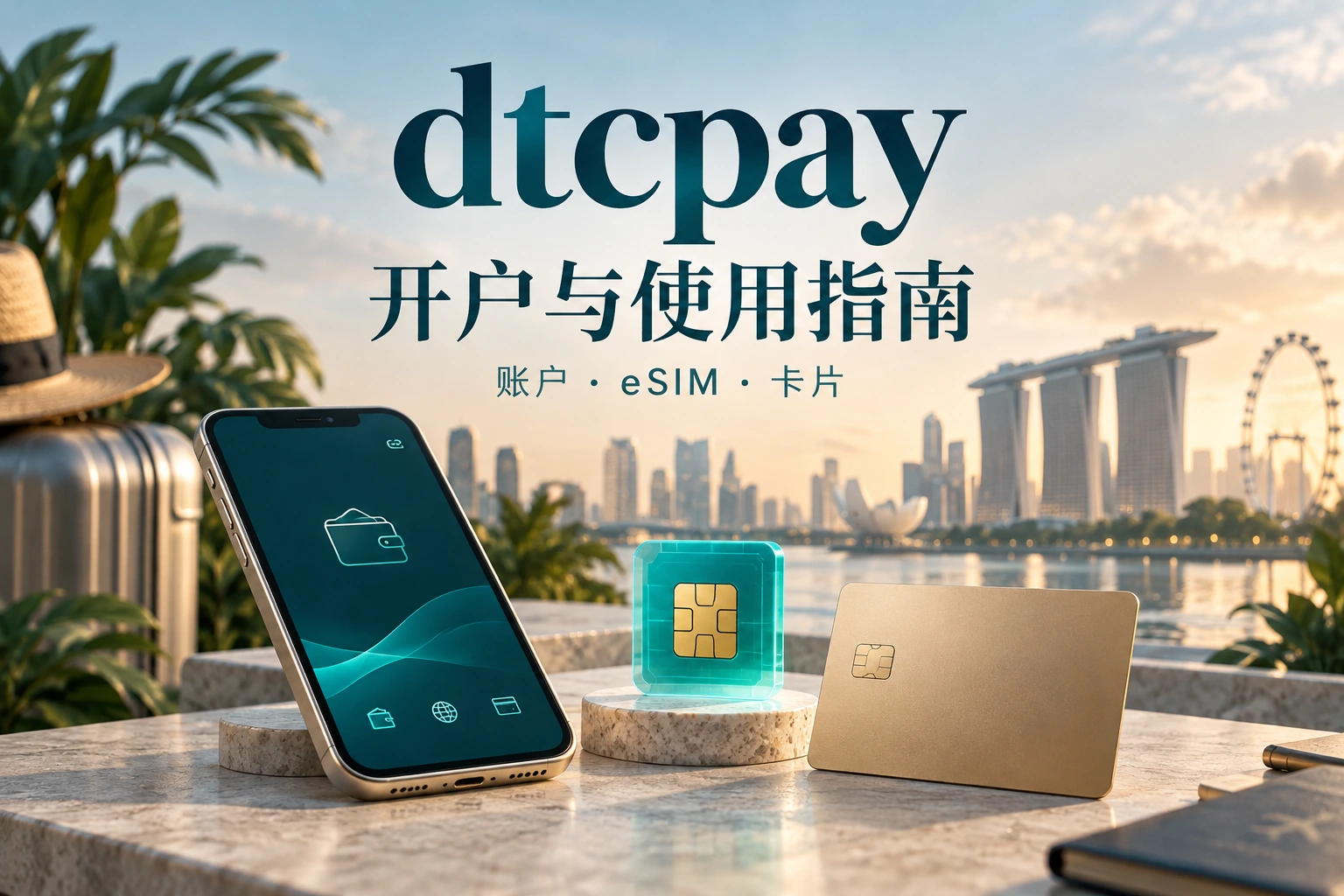 dtcpay 开户与使用指南:新加坡背景下的手机、eSIM与卡片主题封面